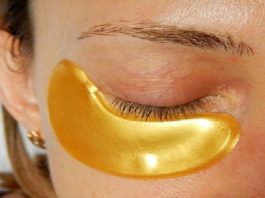 Золотая маска для кожи вокруг глаз! Минус 10 лет за 5 минут
